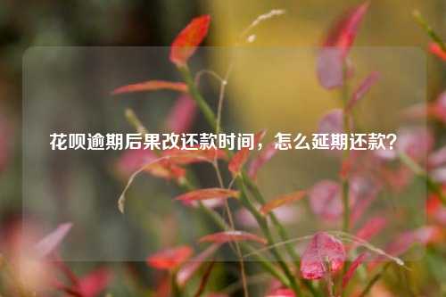 花呗逾期后果改还款时间，怎么延期还款？