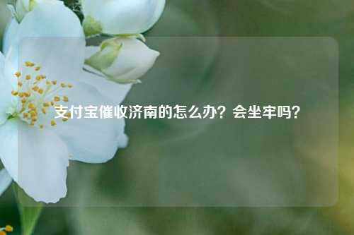 支付宝催收济南的怎么办？会坐牢吗？