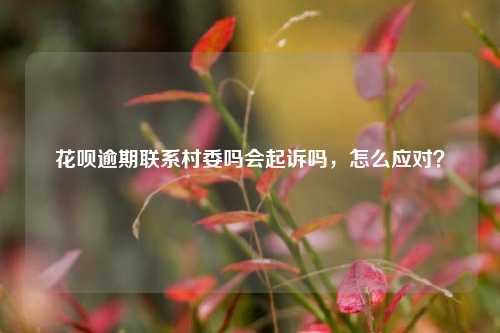 花呗逾期联系村委吗会起诉吗，怎么应对？