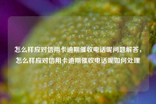 怎么样应对信用卡逾期催收电话呢问题解答，怎么样应对信用卡逾期催收电话呢如何处理