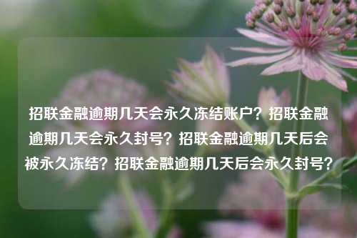 招联金融逾期几天会永久冻结账户？招联金融逾期几天会永久封号？招联金融逾期几天后会被永久冻结？招联金融逾期几天后会永久封号？