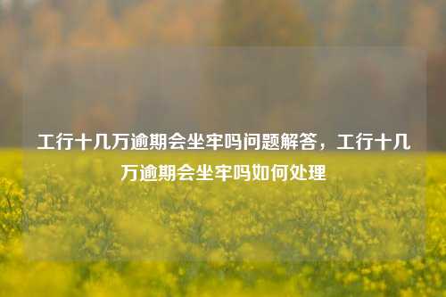 工行十几万逾期会坐牢吗问题解答，工行十几万逾期会坐牢吗如何处理