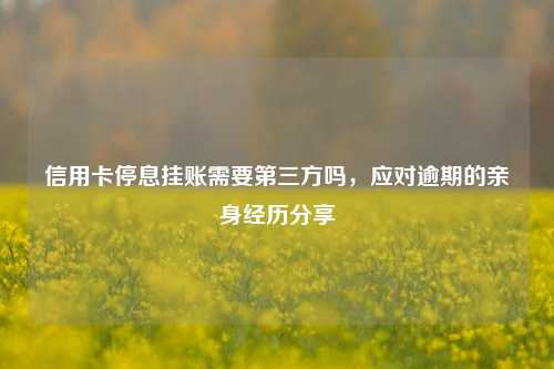 信用卡停息挂账需要第三方吗，应对逾期的亲身经历分享