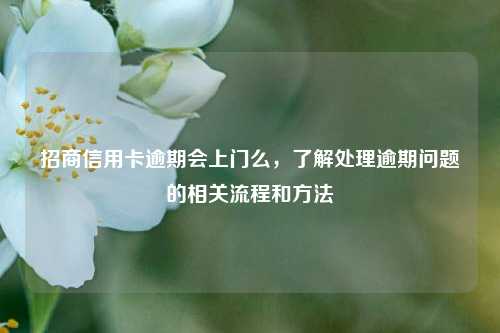 招商信用卡逾期会上门么，了解处理逾期问题的相关流程和方法