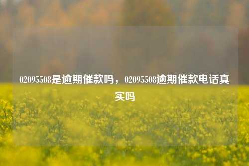 02095508是逾期催款吗，02095508逾期催款电话真实吗