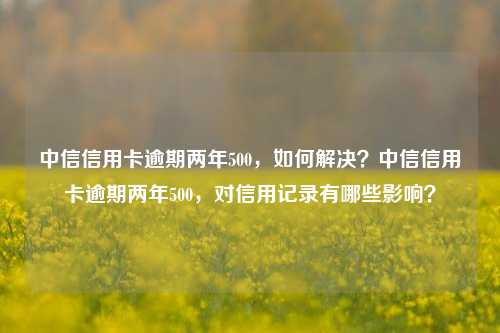 中信信用卡逾期两年500，如何解决？中信信用卡逾期两年500，对信用记录有哪些影响？