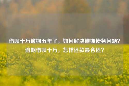 借呗十万逾期五年了，如何解决逾期债务问题？逾期借呗十万，怎样还款最合适？