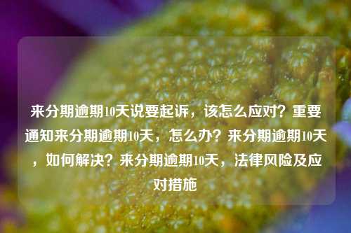 来分期逾期10天说要起诉，该怎么应对？重要通知来分期逾期10天，怎么办？来分期逾期10天，如何解决？来分期逾期10天，法律风险及应对措施